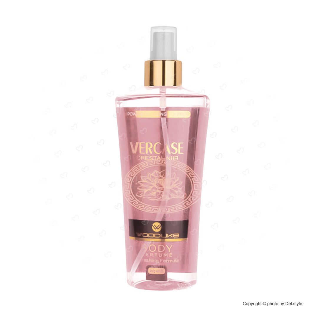 بادی اسپلش زنانه Versace Bright Crystal وودلایک 250 میلی لیتر — تصویر ۳