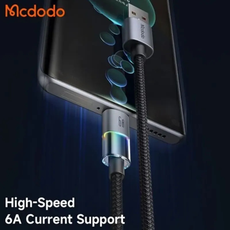 کابل تبدیل USB به USB-C مک دودو مدل CA-818 – طول 1.2 متر — تصویر ۵