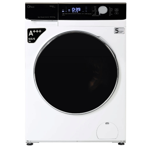 ماشین لباسشویی 10.5 کیلویی جی‌پلاس مدل GWM-K1048W