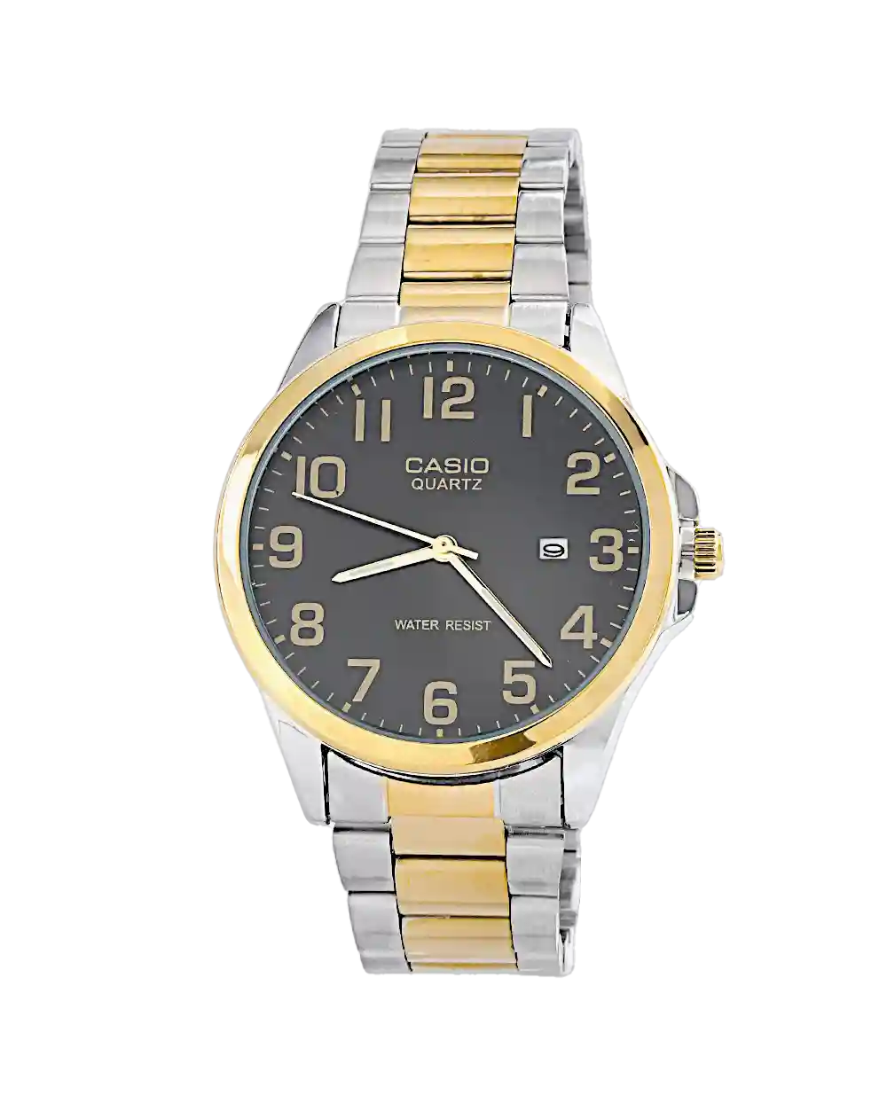 ساعت مچی مردانه کاسیو CASIO مدل 1556 | نقره ای طلایی — تصویر ۲