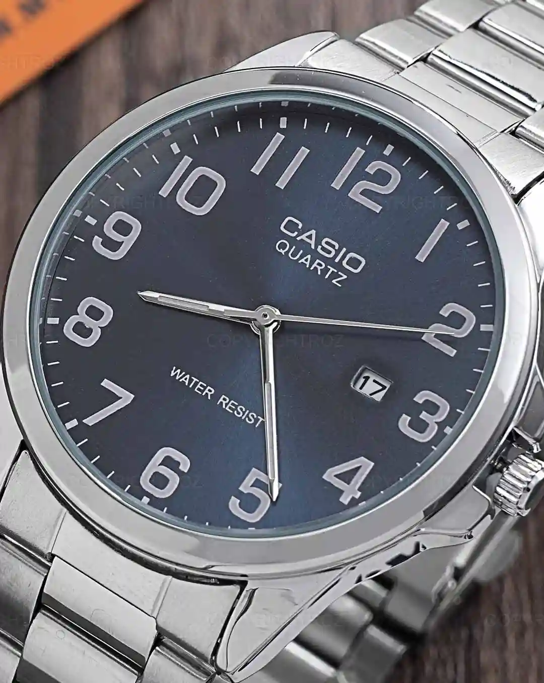 ساعت مچی مردانه کاسیو CASIO مدل 1555 | نقره ای — تصویر ۷
