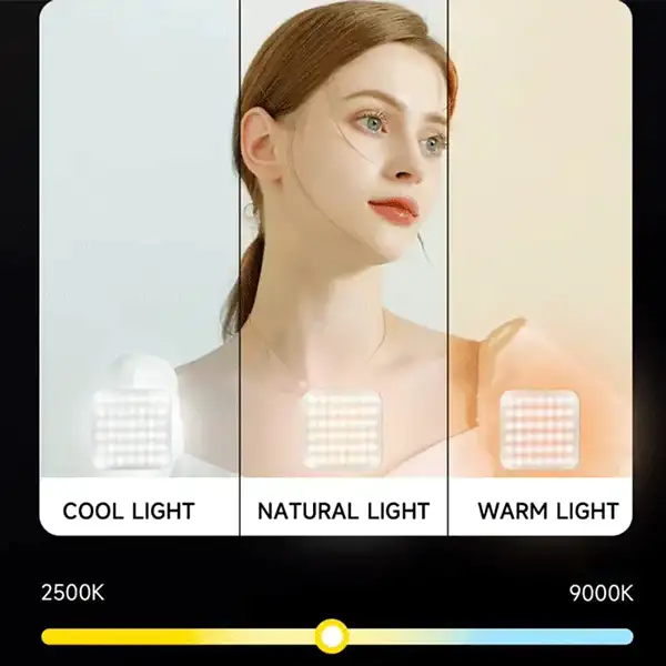 لایت باکس RGB مدل D12S Mini RGB Fill Light LED Video Light — تصویر ۸