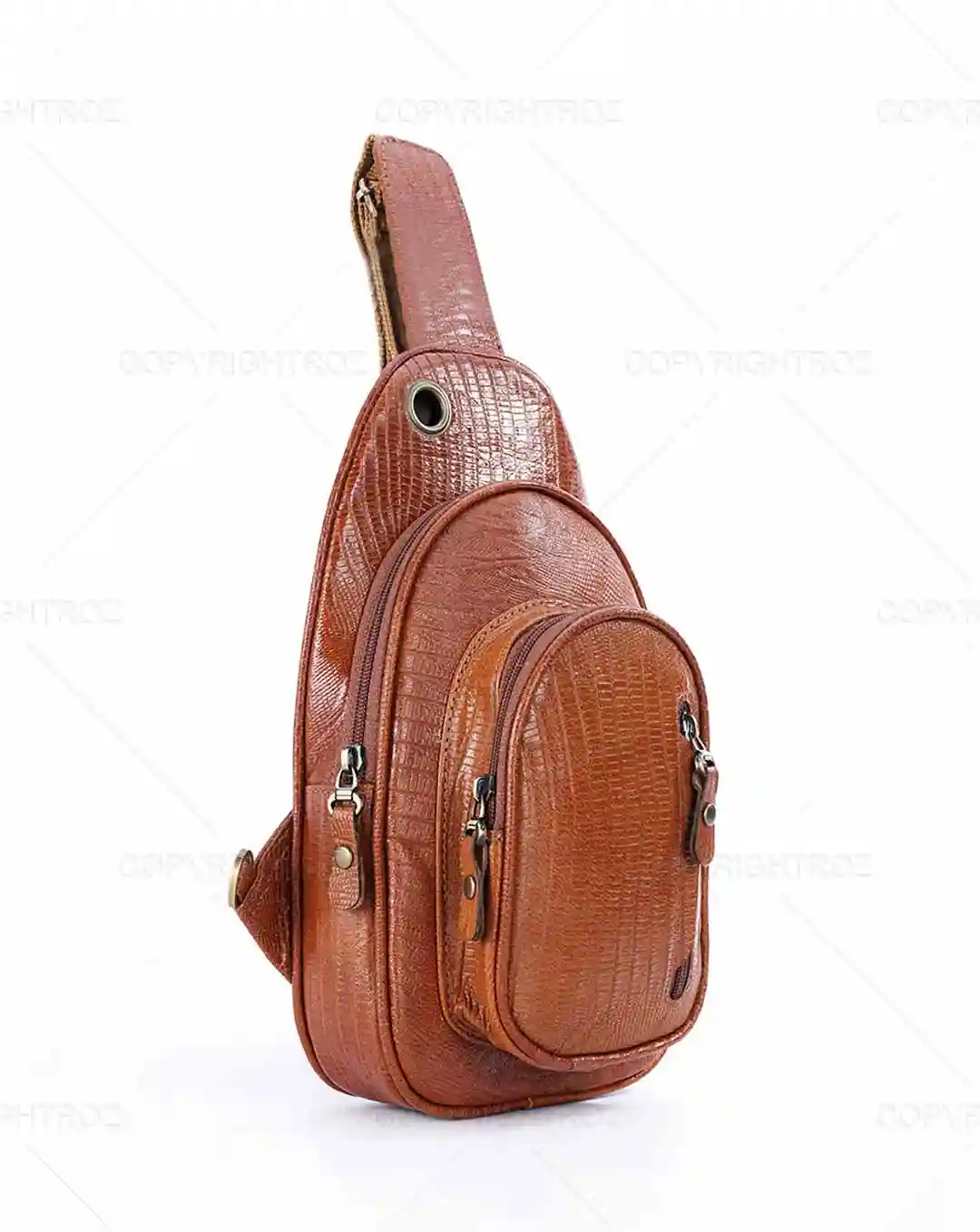 کیف کراس بادی چرم طبیعی طرح باربد مدل 1474 — تصویر ۸