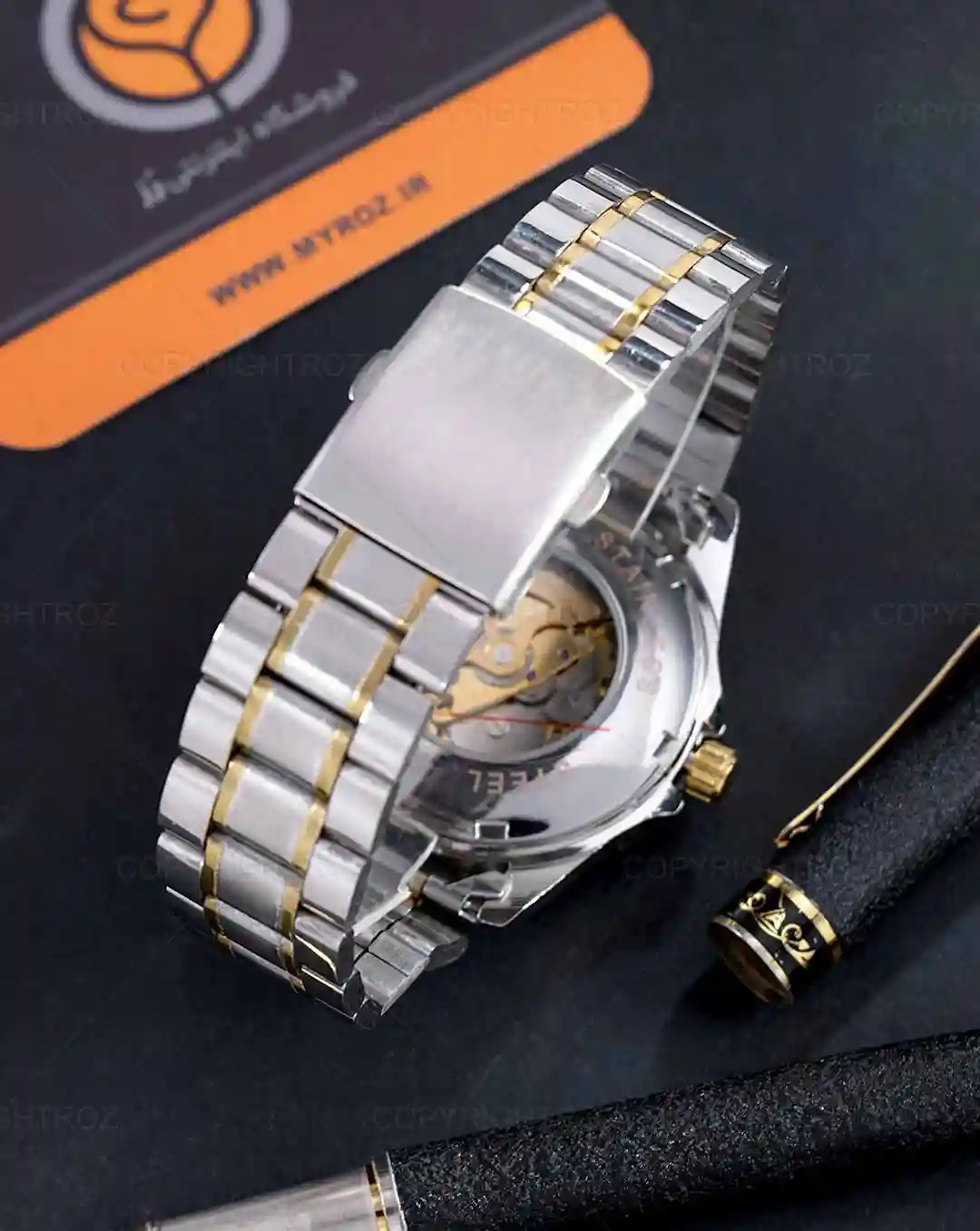 ساعت مچی اتوماتیک رولکس ROLEX طرح اسکلتون مدل 1472 — تصویر ۷