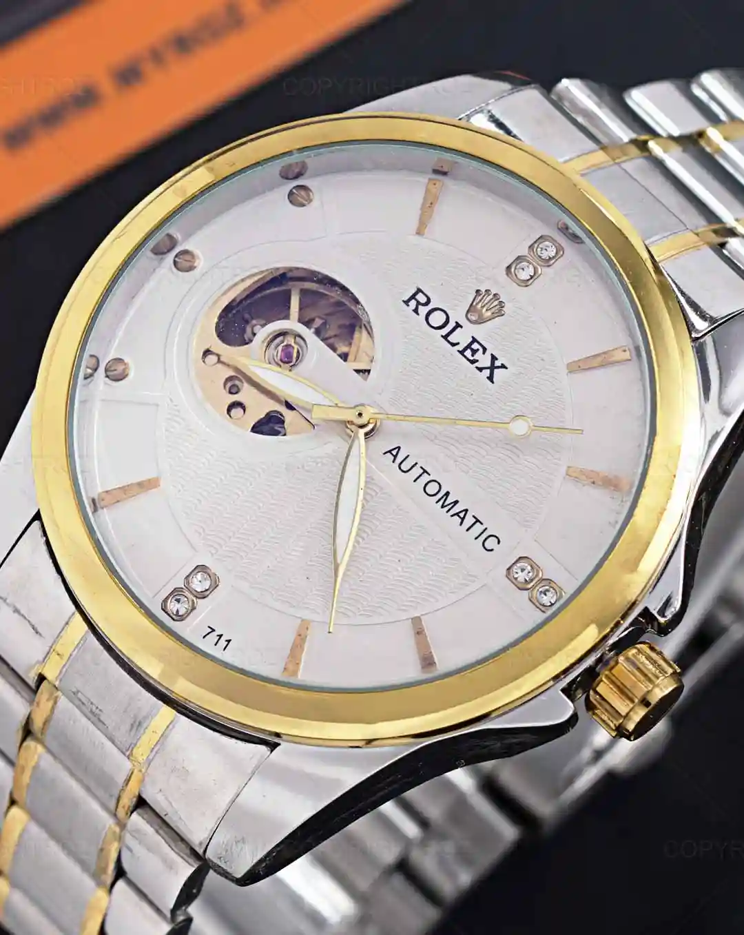 ساعت مچی اتوماتیک رولکس ROLEX طرح اسکلتون مدل 1472 — تصویر ۳