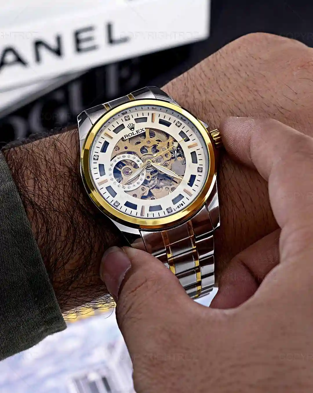 ساعت مچی اتوماتیک رولکس ROLEX طرح اسکلتون مدل 1471 — تصویر ۷