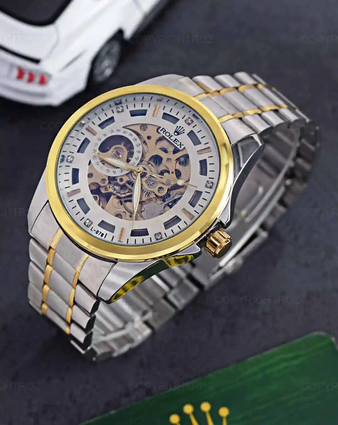 ساعت مچی اتوماتیک رولکس ROLEX طرح اسکلتون مدل 1471 — تصویر ۴