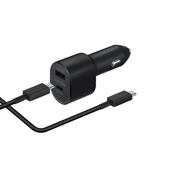 شارژر فندکی اورجینال سامسونگ مدل EP-L5300XBEGWW به همراه کابل تبدیل USB-C