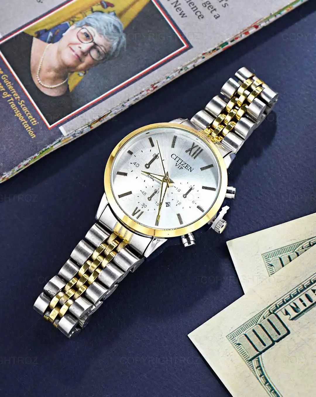 ساعت مچی زنانه سیتیزن CITIZEN طرح VIP مدل 1357 — تصویر ۶