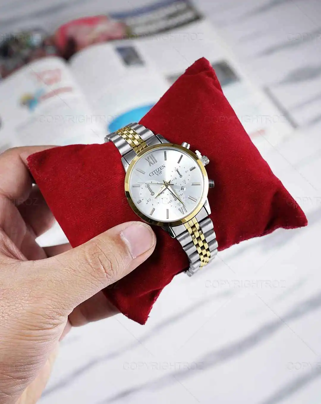 ساعت مچی زنانه سیتیزن CITIZEN طرح VIP مدل 1357 — تصویر ۴