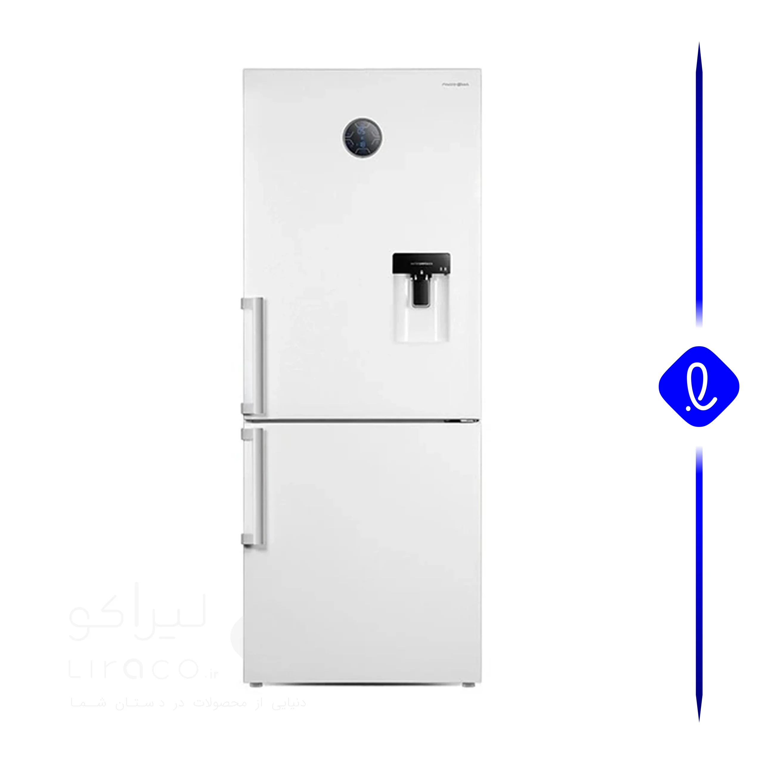 یخچال فریزر پاکشوما RCP-495 W سفید — تصویر ۲