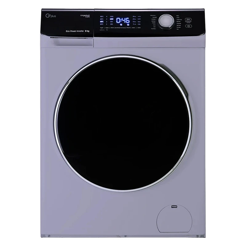 ماشین لباسشویی جی پلاس ۹ کیلویی مدل GWM-P954T تیتانیوم — تصویر ۶