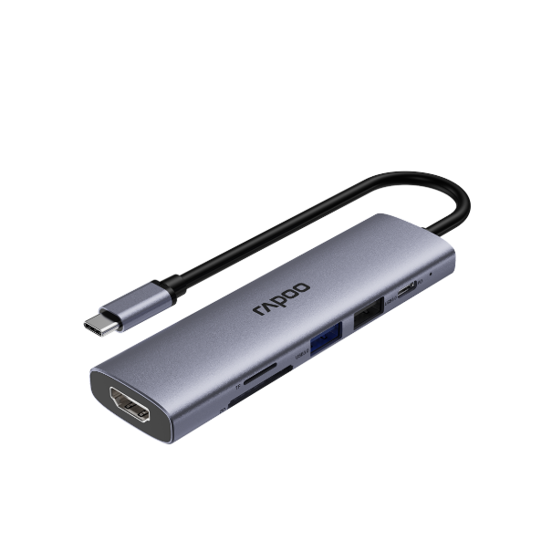 هاب 6 پورت Type-C رپو مدل XD61 — تصویر ۴