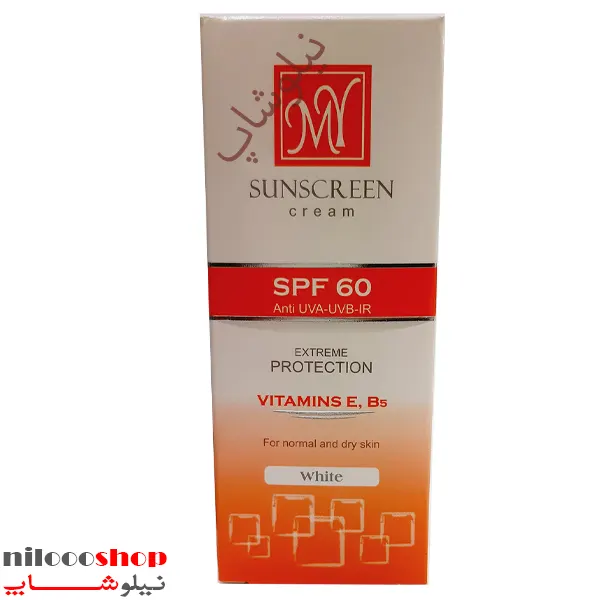 کرم ضد آفتاب بدون رنگ مای 60 SPF حجم 50 میلی لیتر