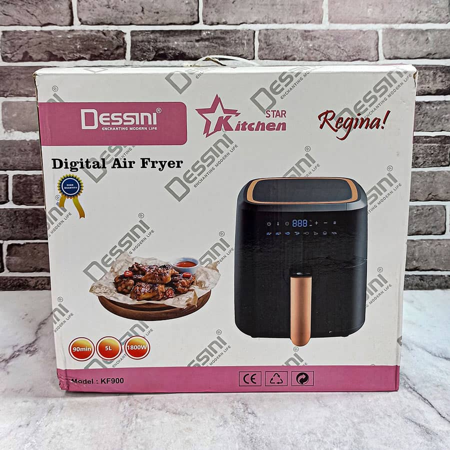 سرخ کن دسینی 5 لیتری 1800 وات مدل KF900 — تصویر ۳