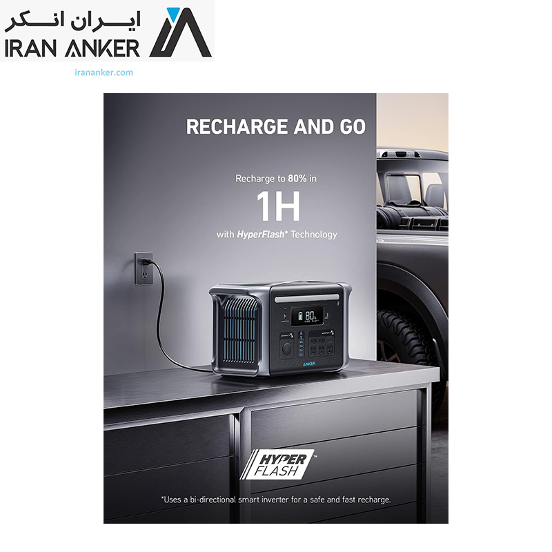 نیروگاه همراه انکر Anker 757 Portable Power Station (PowerHouse 1229Wh) – مدل A1770 — تصویر ۴