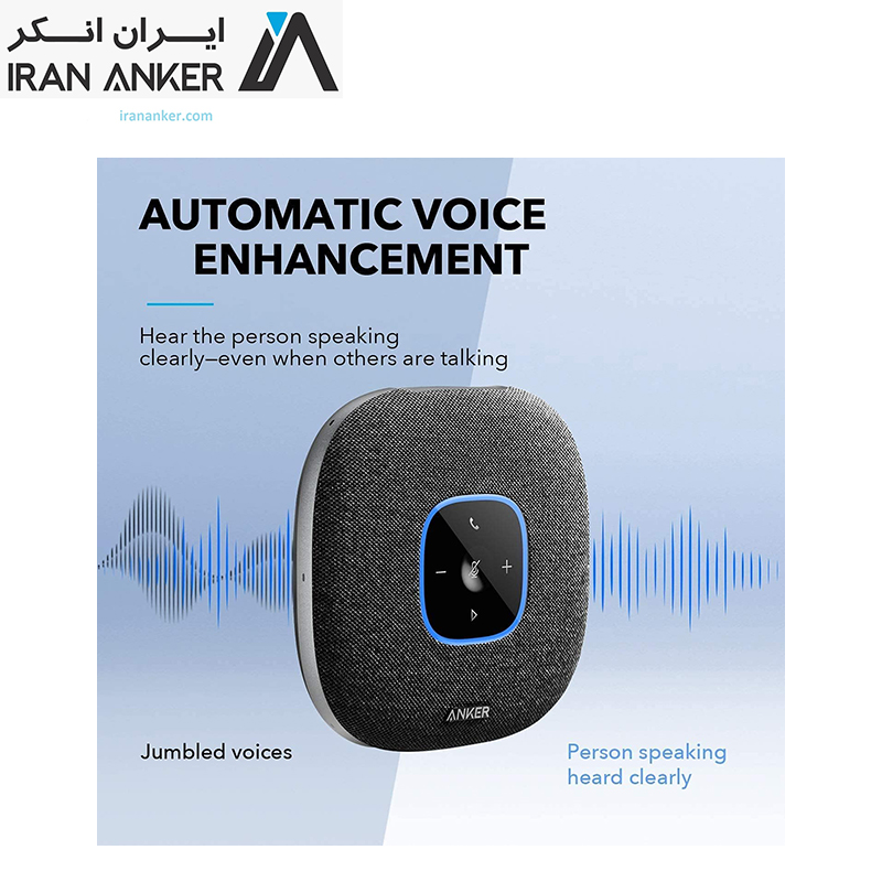 اسپیکرفون بلوتوثی انکر PowerConf S3 Speakerphone مدل A3302 — تصویر ۳