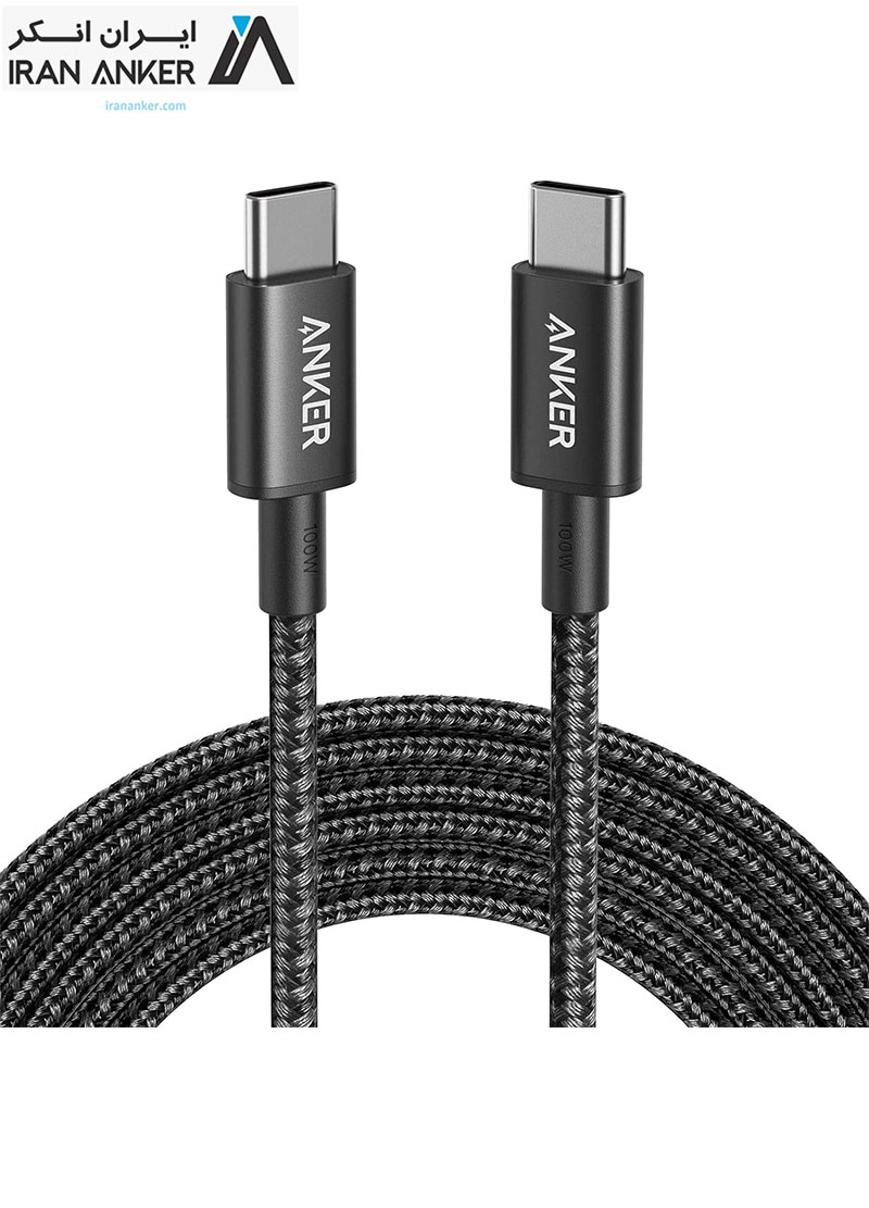 کابل تایپ-سی به تایپ-سی انکر Anker USB-C to USB-C Cable 10Ft 300CM مدل A8758 — تصویر ۲