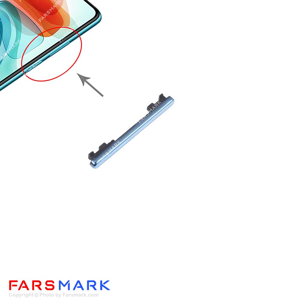 دکمه ولوم گوشی شیائومی Xiaomi Redmi Note 10 Pro — تصویر ۵