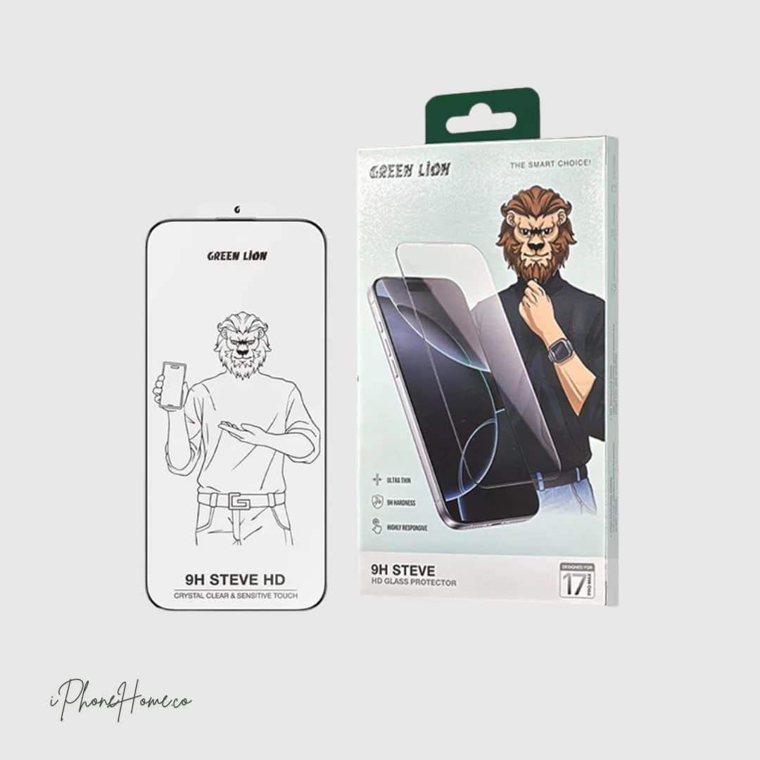 محافظ نمایشگر گرین 9H Steve مناسب iPhone 17 ProMax (8914)