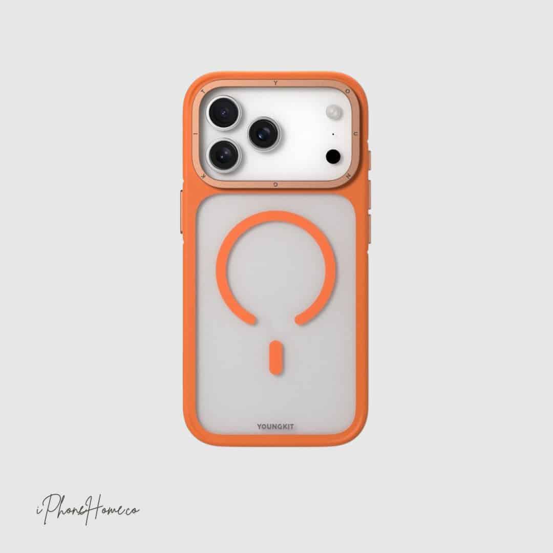 قاب یانگ کیت Rocky Sands نارنجی مناسب Iphone 17 Pro (8679)