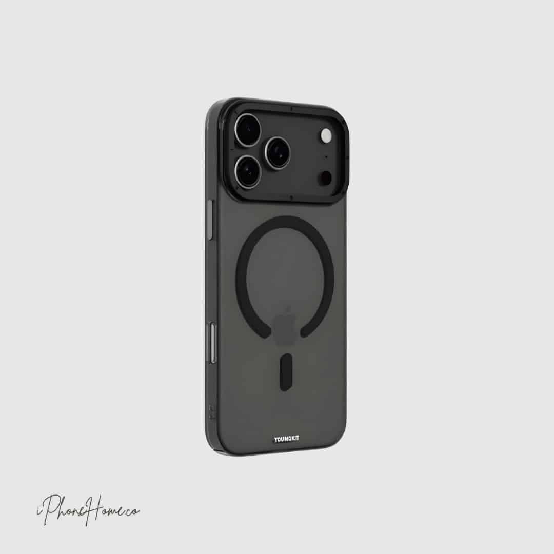 قاب یانگ کیت Crystal Shield مشکی مناسب iPhone 17 Pro Max (8680)