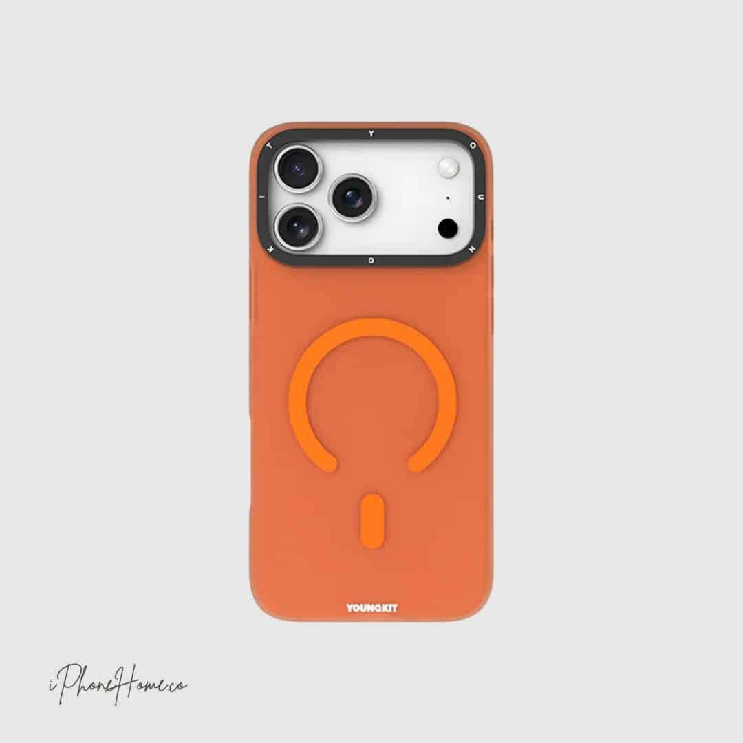 قاب یانگ کیت Hidden Sands نارنجی مناسب iPhone 17 Pro (8653)