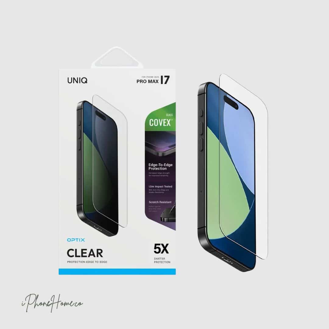محافظ صفحه نمایش یونیک Clear مناسب iPhone 17 Pro Max (8845) — تصویر ۲