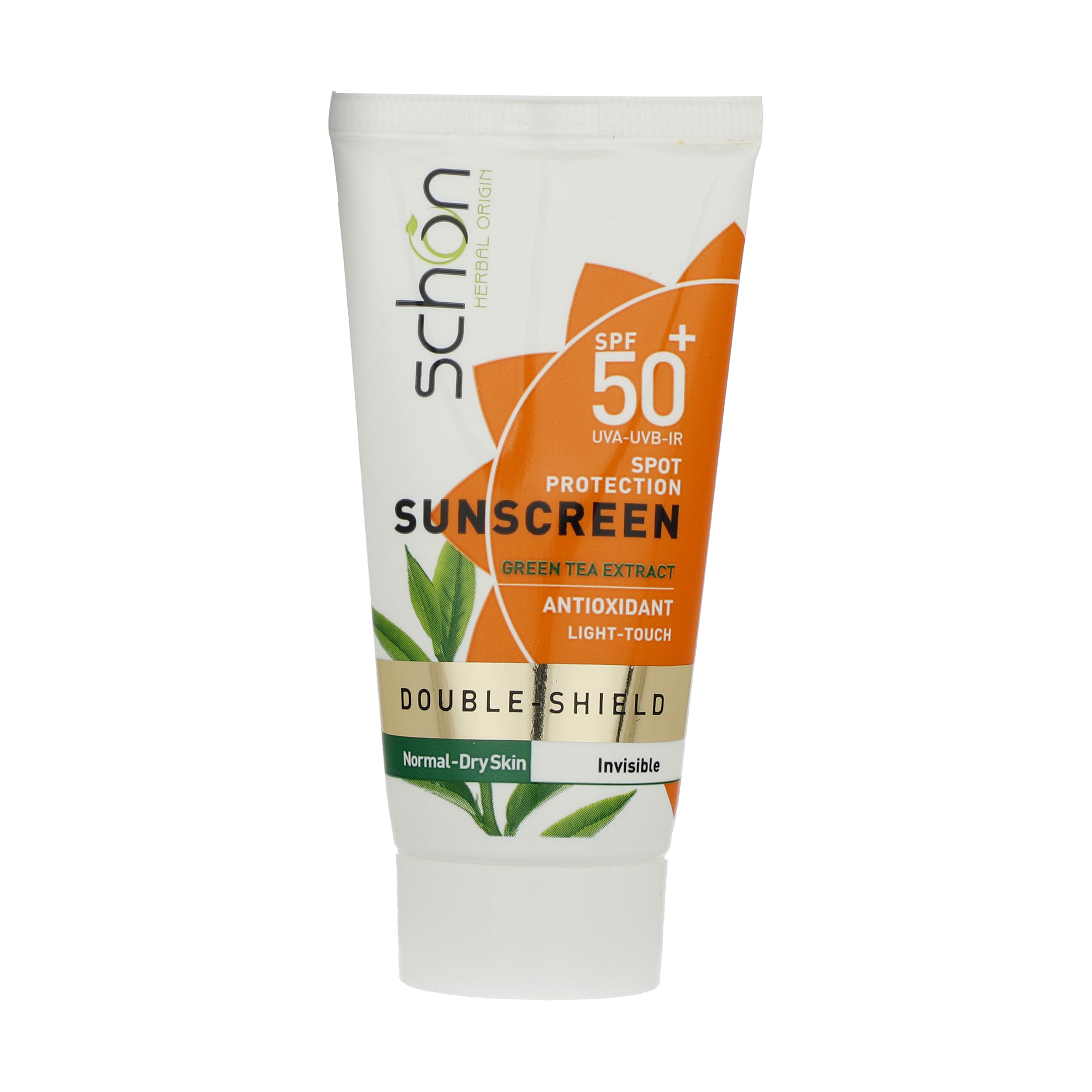 کرم ضد آفتاب رنگ طبیعی فاقد چربی شون مدل Double Shield SPF50 — تصویر ۳