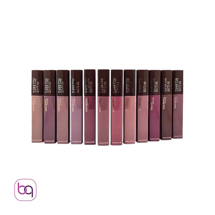 رژ لب مایع میس رتینا Miss Retina پک 12 عددی