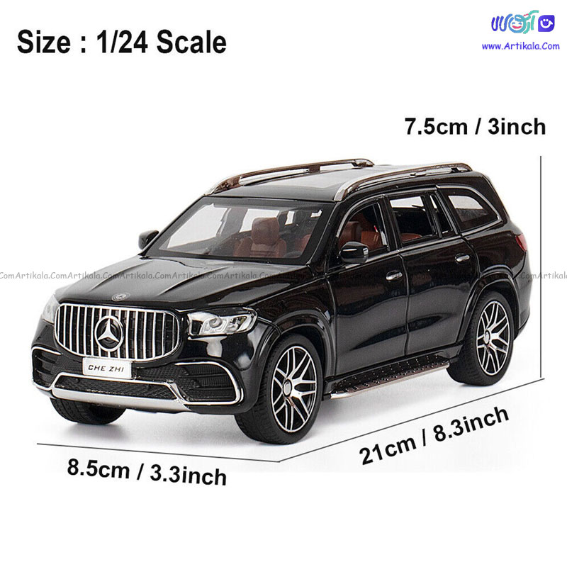 ماشین فلزی BENZ GLS 63 مقیاس 1:24 — تصویر ۴