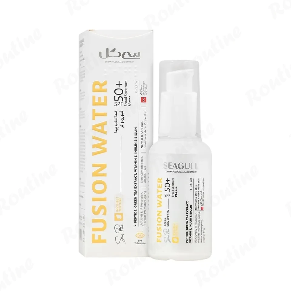 ضد آفتاب فیوژن واتر پیپتا SPF 50 سی‌گل 60 میلی‌لیتر