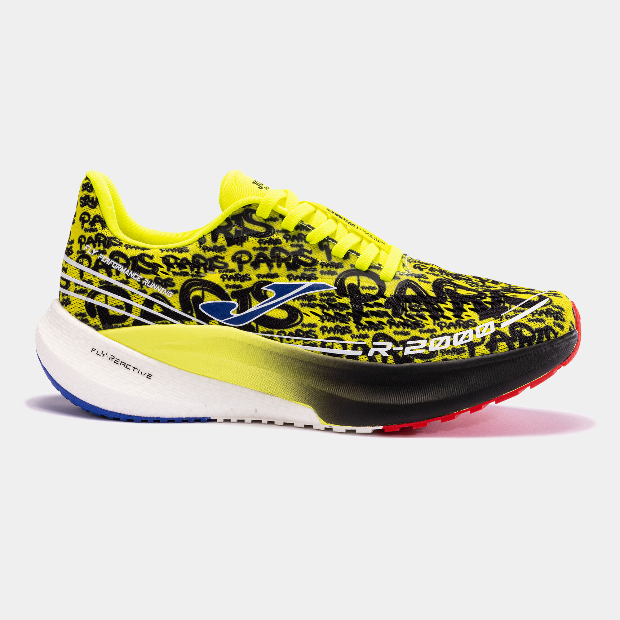 کفش رانینگ مخصوص ماراتن مدل R.2000 2023 20KM DE PARIS UNISEX AMARILLO FLUOR NEGRO — تصویر ۲