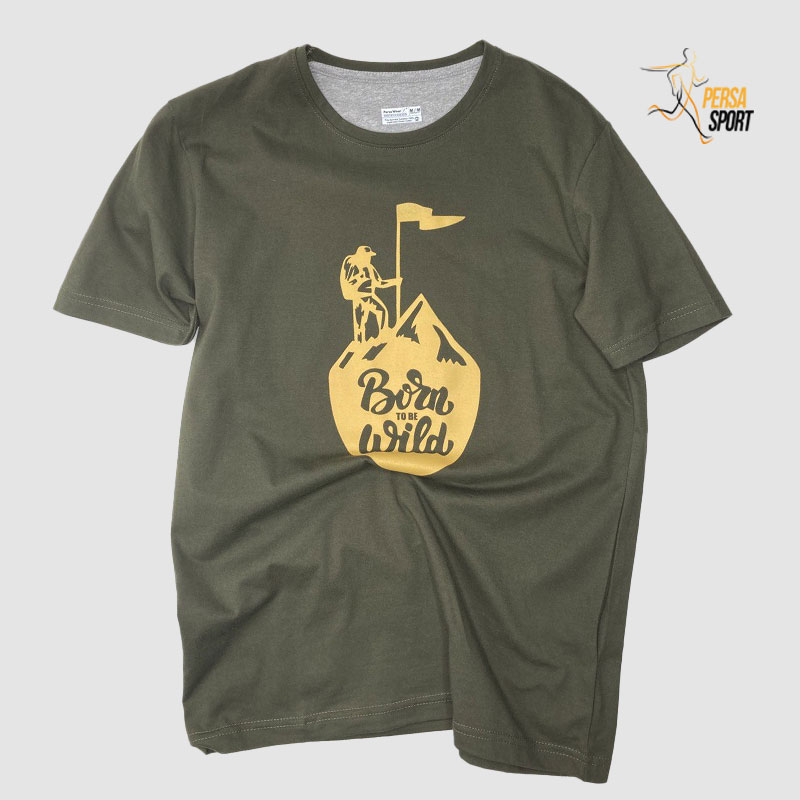 تیشرت آستین کوتاه پرساویر مدل Born To be Wild