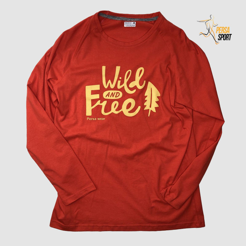تیشرت آستین بلند پرساویر مدل Wild and Free
