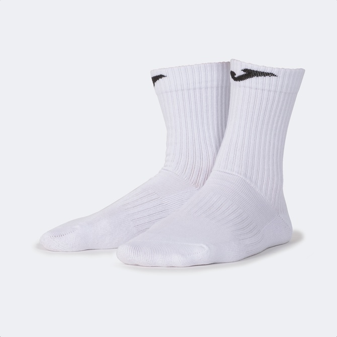 جوراب جوما مدل LONG SOCKS WHIT COTTON FOOT WHITE — تصویر ۲