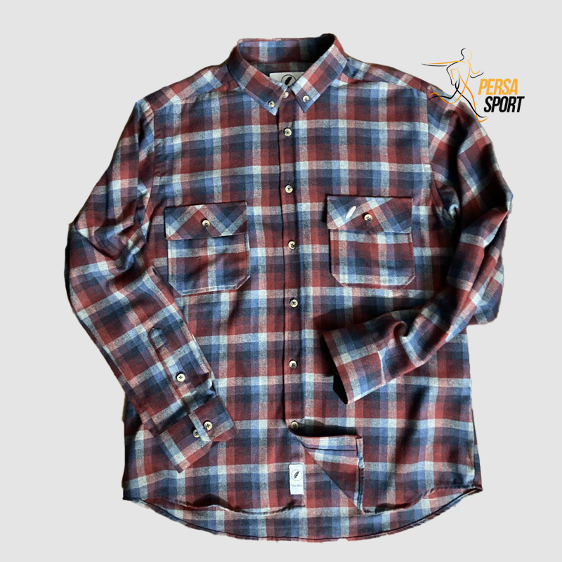 پیراهن مردانه پرساویر Persa Check V2 Purple2