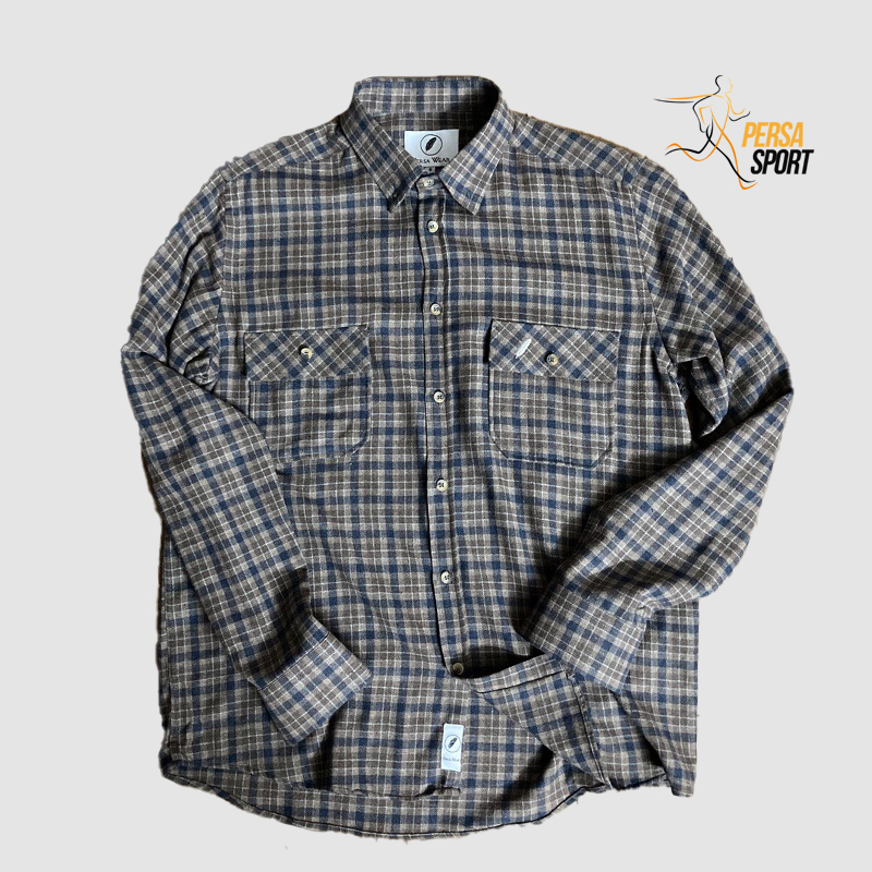 پیراهن مردانه پرساویر Persa Check V2 Wood