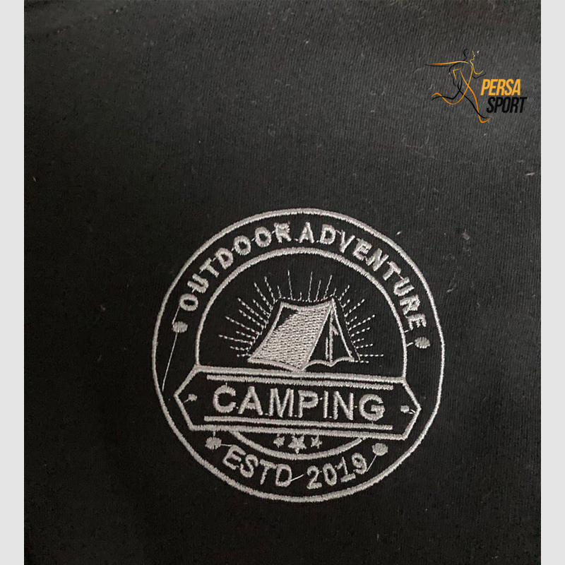 سویشرت کلاهدار مشکی پرسااسپرت Outdoor Adventure — تصویر ۵