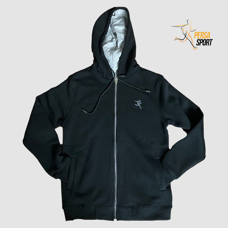 سویشرت کلاهدار مشکی پرسااسپرت Jungle Black