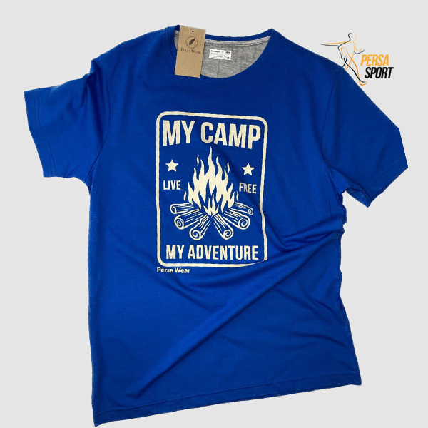تیشرت آستین کوتاه پرساویر مدل My Camp My Adventure