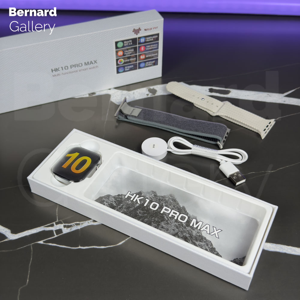 ساعت هوشمند سری 10 Hk10Pro Max رنگ سیلور — تصویر ۴