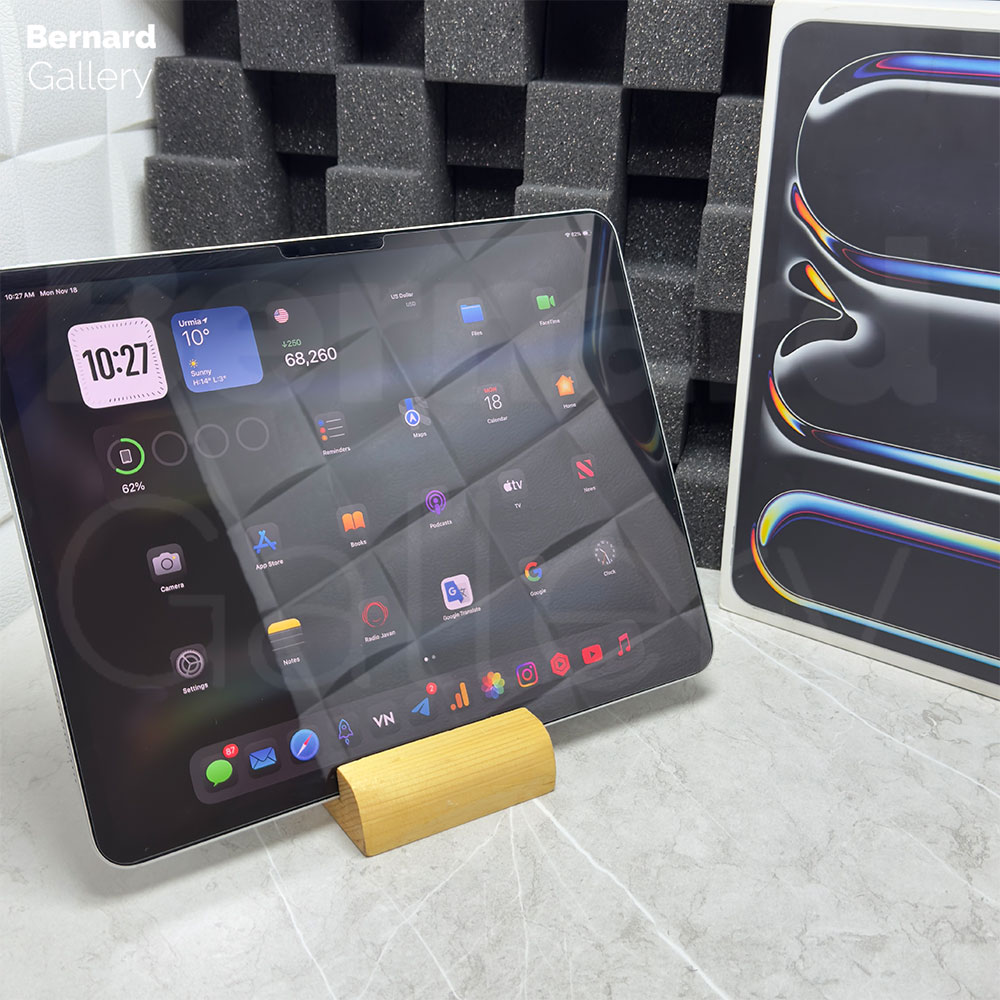 تبلت 13 اینچی اپل مدل iPad Pro 2024 M4 Wi-Fi ظرفیت 256 گیگابایت و رم 8 گیگابایت (کارکرده) — تصویر ۸