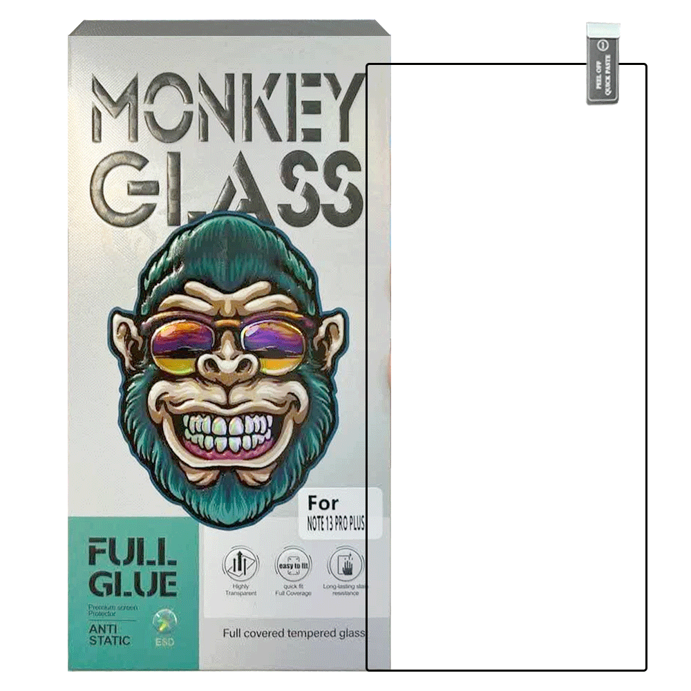 گلس فول چسب مانکی مدل SAMSUNG S23 Monkey FULLGlue — تصویر ۲