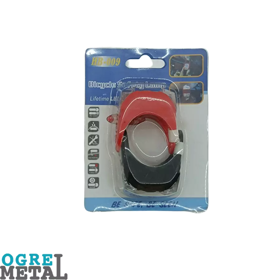 چراغ عقب و جلو دوچرخه مدل ژله ای کد 2203 — تصویر ۳