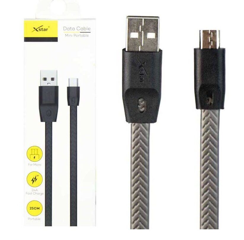 کابل کوتاه پاور بانک XStar MJ-03 Type-C 2.4A 25cm