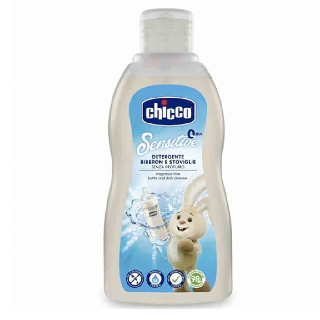 مایع شوینده و استریل ایتالیایی چیکو مخصوص شیشه شیر و ظروف 300 میل