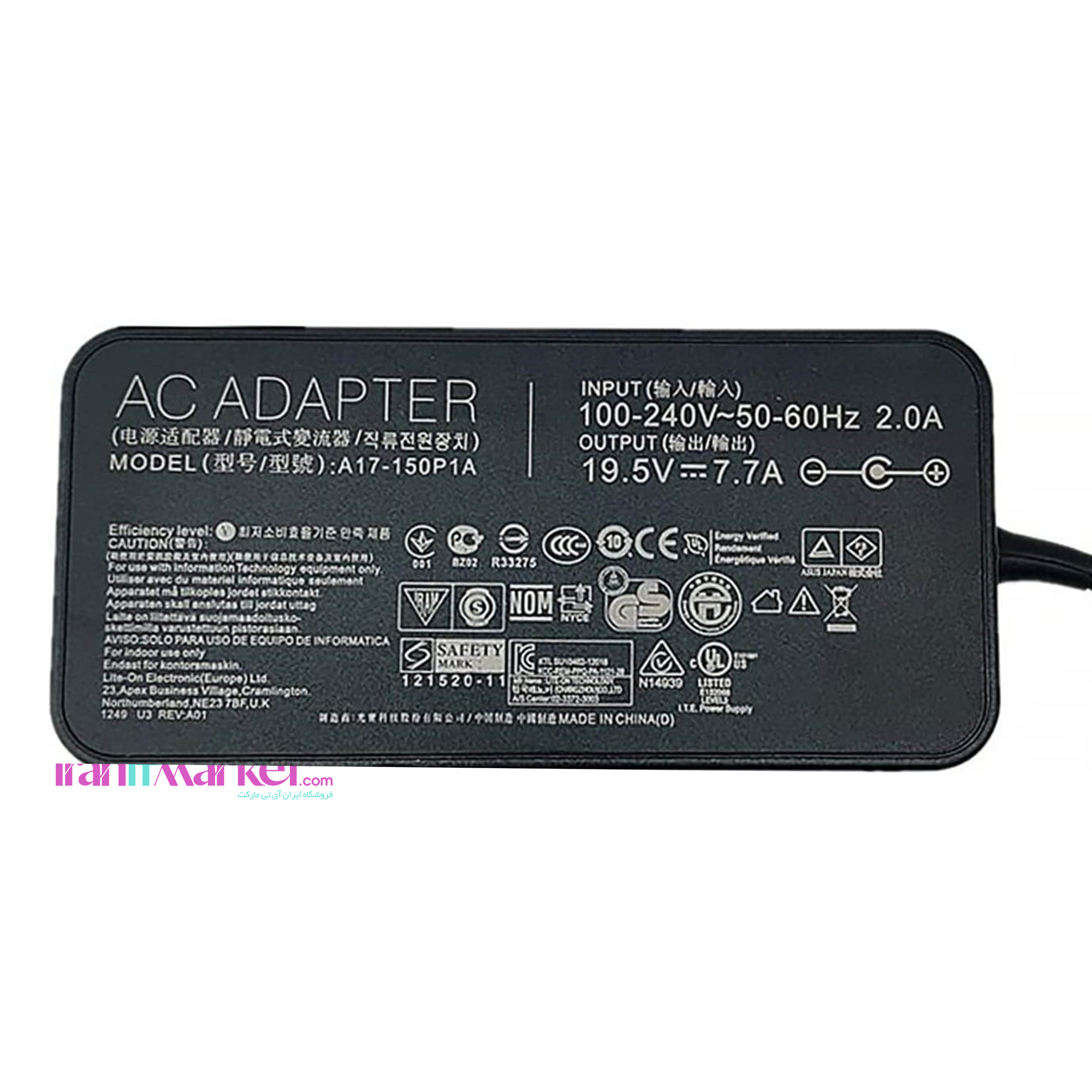 شارژر لپ تاپ ایسوس Adaptor ASUS G74 orginal