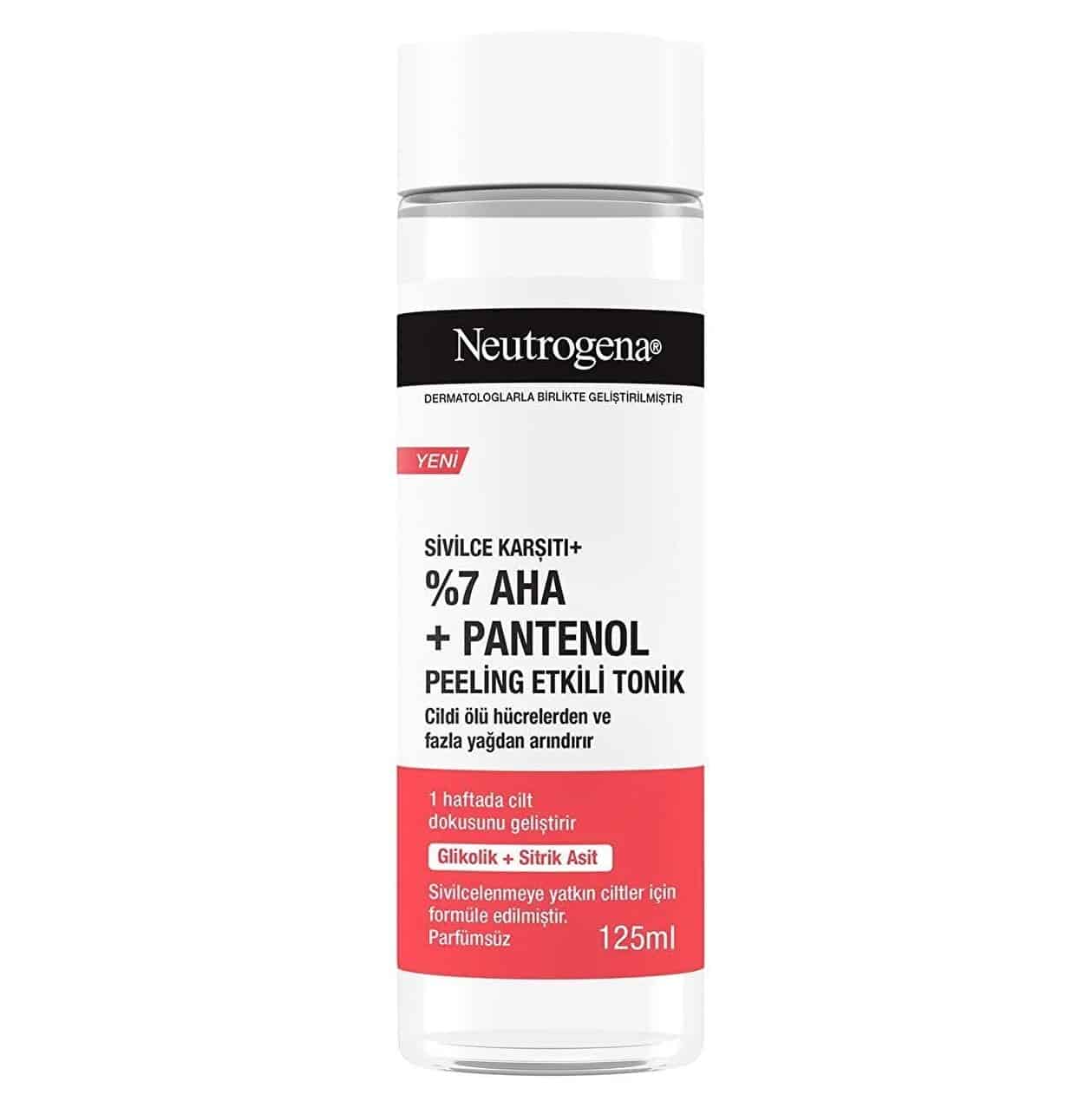 تونر ضد جوش و لایه بردار پلاس نوتروژینا Neutrogena حجم 125 میل — تصویر ۲