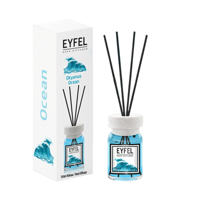 خوشبو کننده هوا ایفل اصل eyfel Reed Diffuser با رایحه اقیانوس 120 میل — تصویر ۲